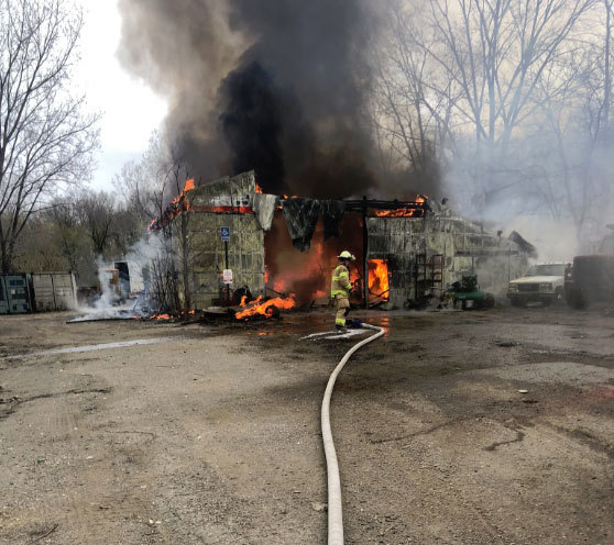 Crews Battle Building Fire With Chemical Tanks, Explosions