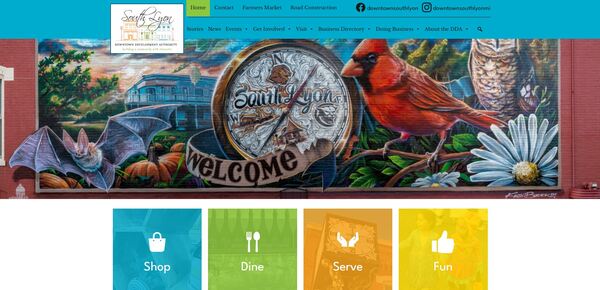 Downtown South Lyon Launches Vibrant New Website
