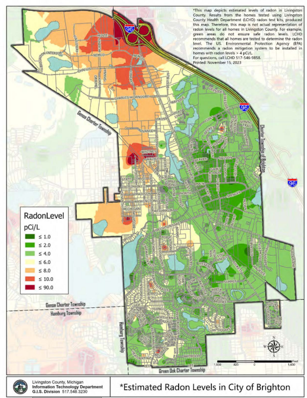 LCHD Issues Updated Radon Map