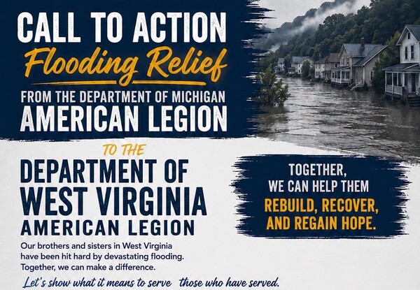 Brighton's American Legion Post 235 Serving as Hub for Relief Supplies to West Virginia Flood, Tornado Victims