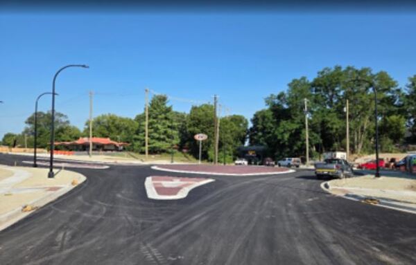 Island Lake / Dexter-Chelsea Road Roundabout Nearing Completion