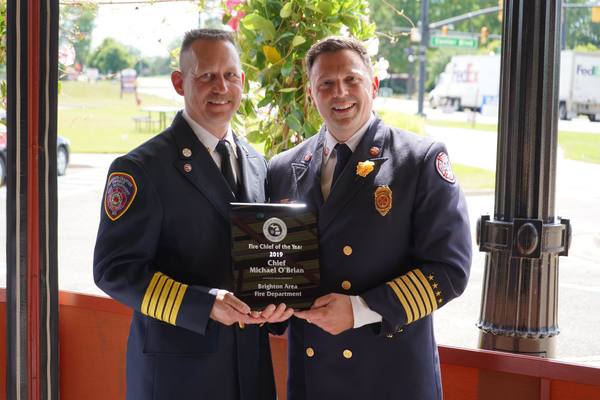 Brighton's O'Brian Named Fire Chief Of The Year