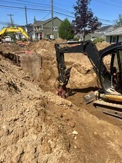New Water Main Almost Complete On Union Street In Milford