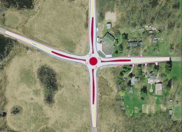 Construction Starting Soon On Roundabout At Pontiac Trail & 7 Mile