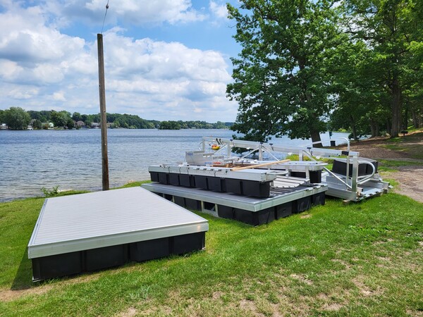 New All-Accessible Kayak Launch Being Installed At Scofield Park