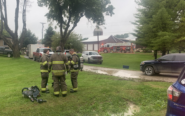 Large Barn Fire In Hartland Possibly Intentionally Set