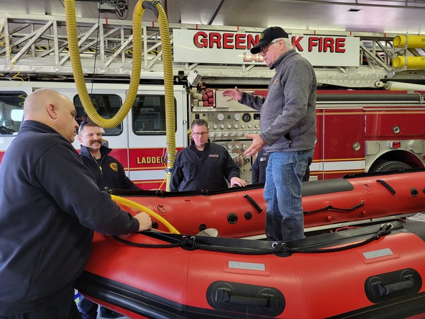 Green Oak Fire Department Receives New Rescue Boat