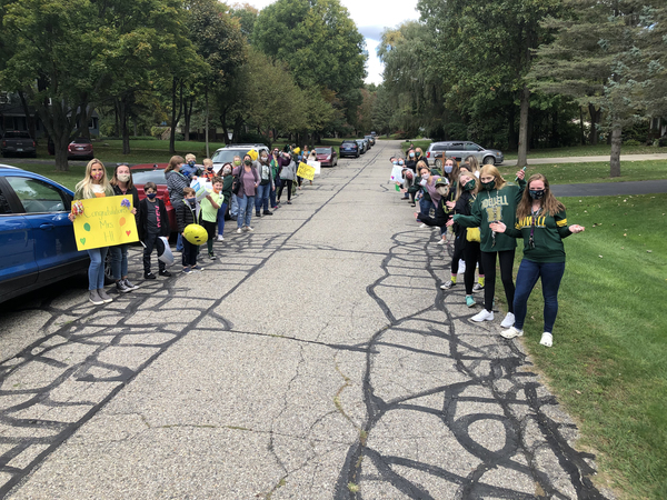 Surprise Homecoming Greets Retiring Howell Teacher