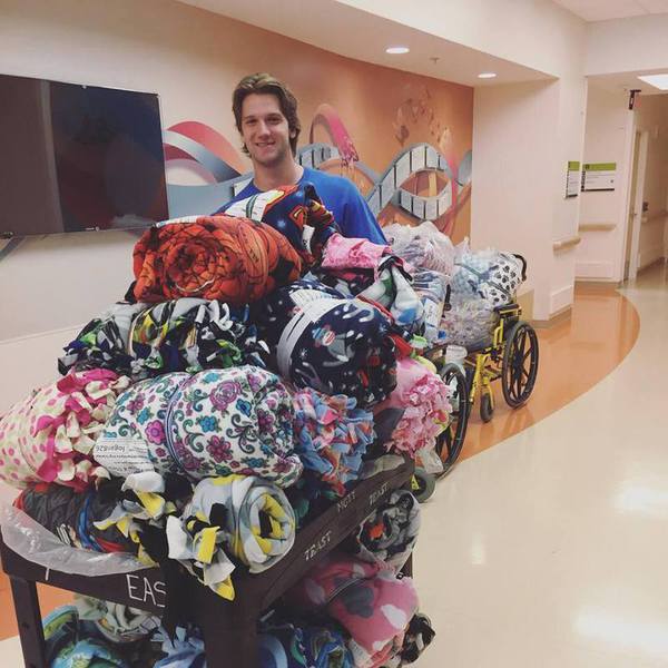 Howell Man Hopes To Blanket Kids Entering Treatment With Kindness
