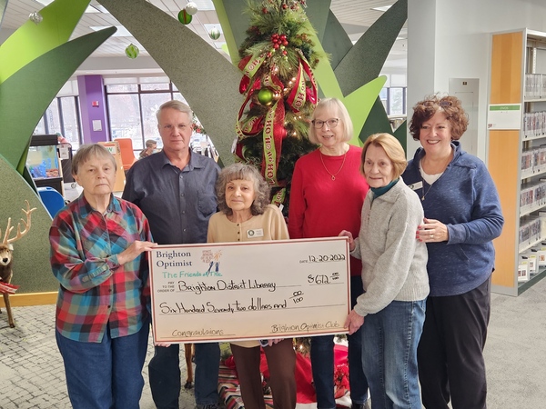 Brighton Optimist Club Presents Checks To Local Non-Profits