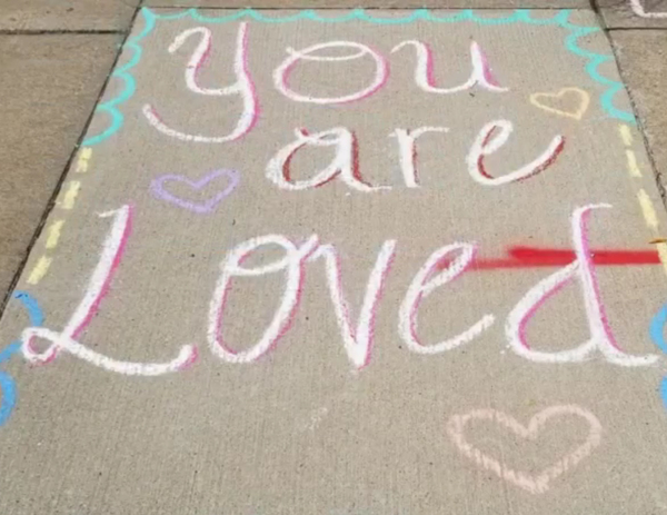 Chalk Art Event Celebrates LGBTQ Pride In Howell