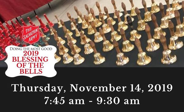 Salvation Army's Annual "Blessing Of The Bells" Thursday