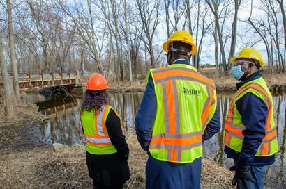 Lt. Governor Visits Dietz Road Bridge Near Williamston