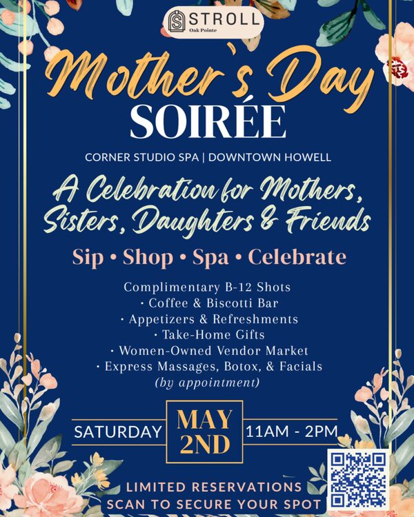 Corner Studio Spa in Downtown Howell Donates Services for Mother's Day