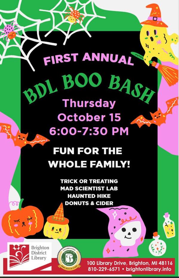 Baseball History Program & Inaugural Boo Bash At Brighton District Library