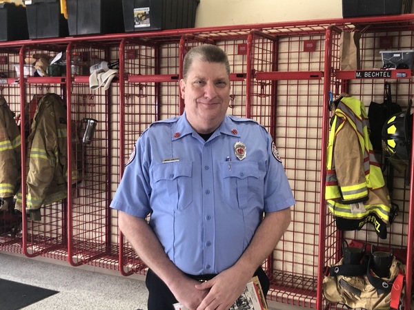 BAFD Captain Hangs Up His Helmet After 34 Years