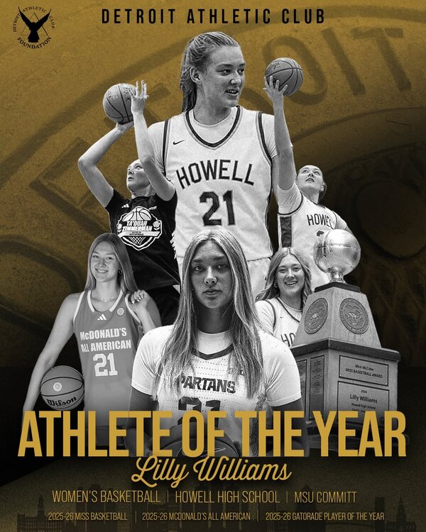 Howell's Lilly Williams Named Michigan High School Female Athlete of the Year