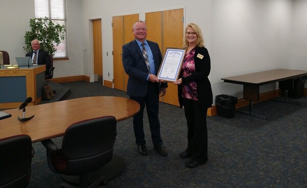 Retiring Genoa Twp. Manager Recognized During Final Meeting