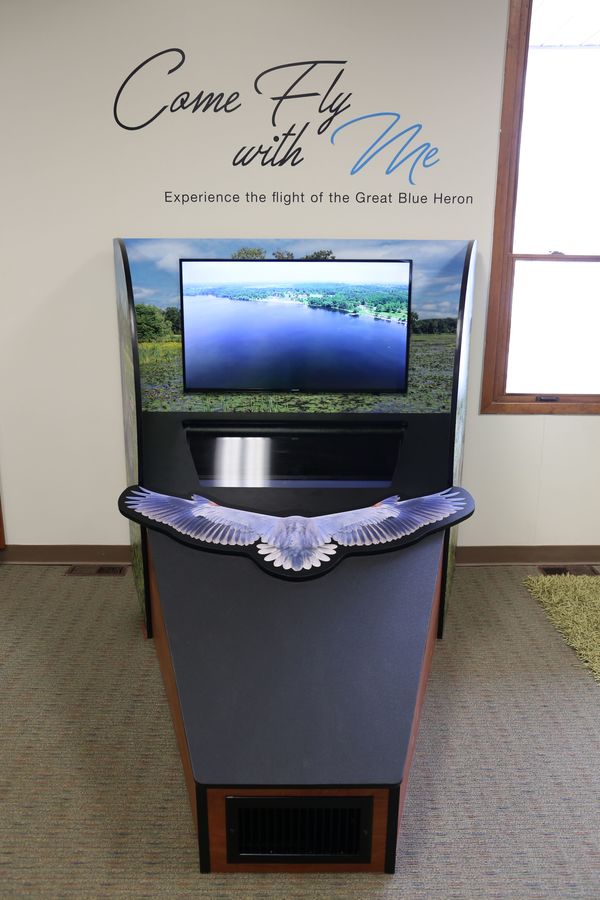 Blue Heron Centerpieces New Kensington Nature Center Display