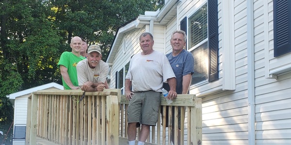 Brighton's "Rotary Raiders" Build Another Ramp