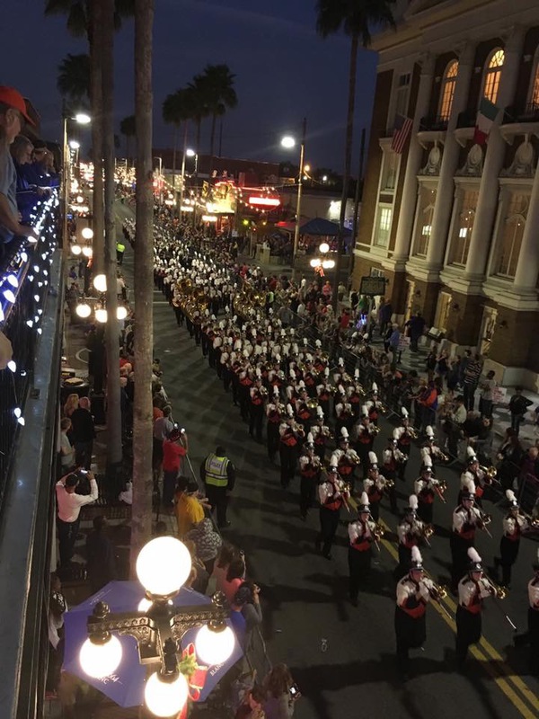 Brighton High School Marching Band Performing In Thanksgiving Day Parade