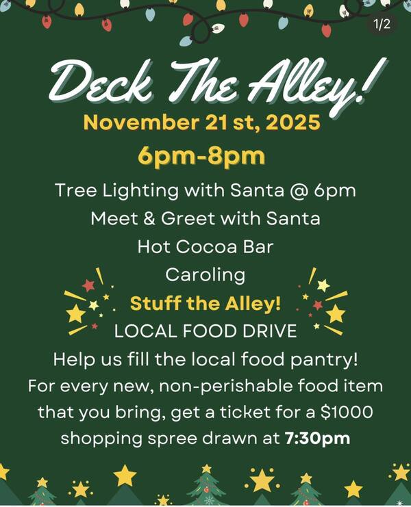 Howell Businesses Gearing Up for Annual Deck the Alley