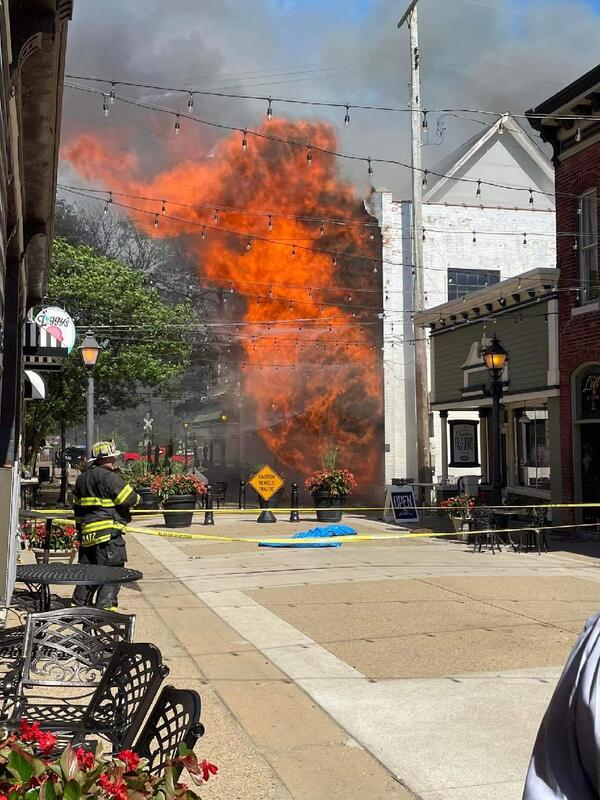 Crews Battle Massive Blaze At Historic Holly Hotel