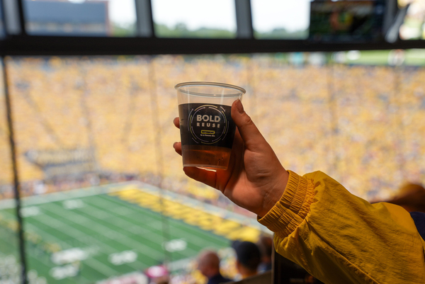Michigan Stadium First in State to Introduce Reusable Cups