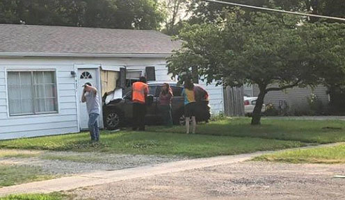 Vehicle Crashes Into Green Oak Township Home