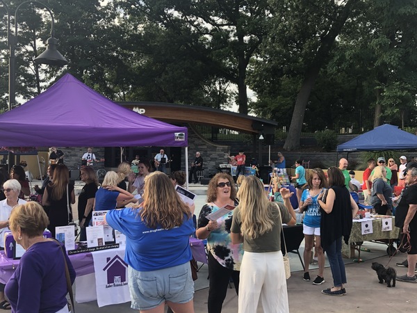 Overdose Awareness Day Held At Brighton Mill Pond