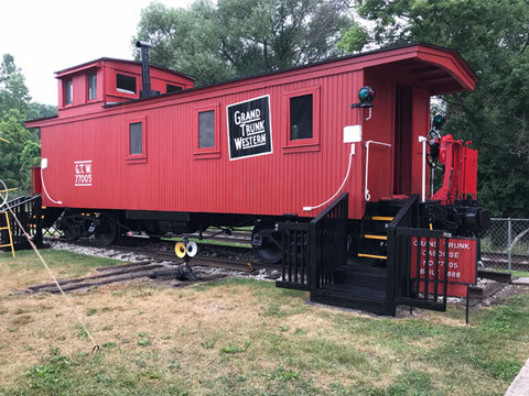 Grand Trunk Caboose Restoration Unveiled Sunday