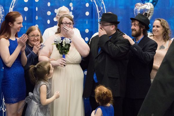 Couple Gets Married At Party City In Brighton