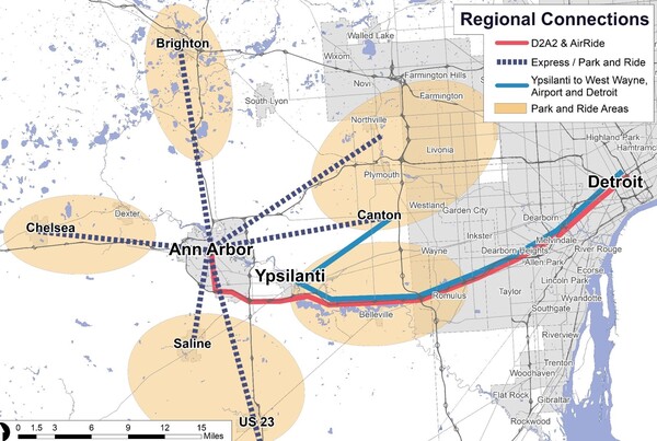 TheRide Offers MDOT Partnership To Divert Traffic From US-23