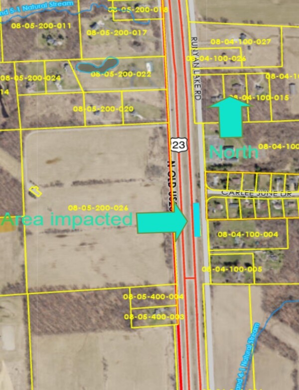 Sanitary Sewer Overflow of 56,400 Gallons Reported in Fenton