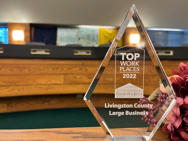 Livingston County Named 2022 Top Workplace