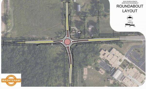 Roundabout Project Coming At Scio Church Road & Zeeb Road
