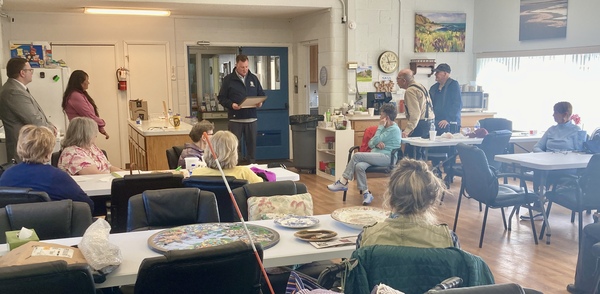 Rep. Woolford Pays Tribute to Fowlerville Senior Center