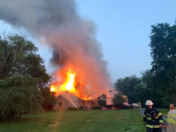 Lyon Township Fire Claims Home