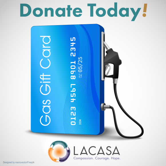LACASA Looking for People to 'Help Survivors Start Their Engines' With Gas Card Donations