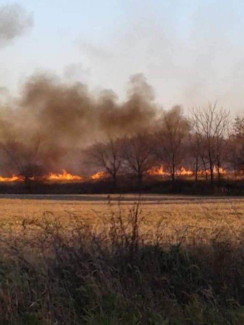 Crews Battle Massive Grass Fire North Of Fowlerville