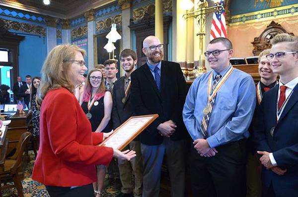TechnoDogs Honored For Championship In Lansing