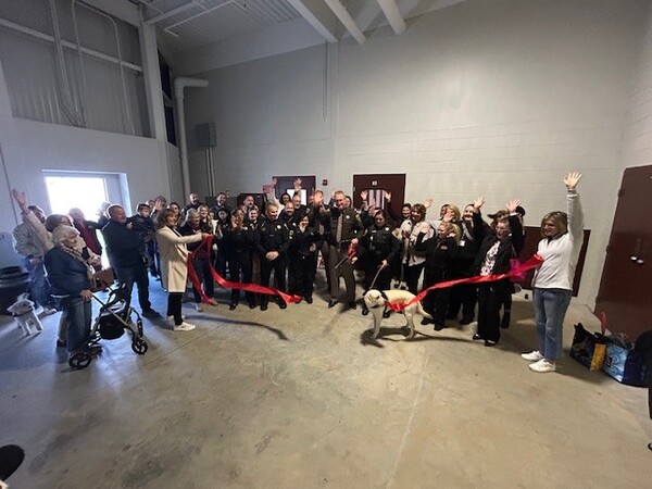 LCSO Welcomes Therapy Dog "Teddy"