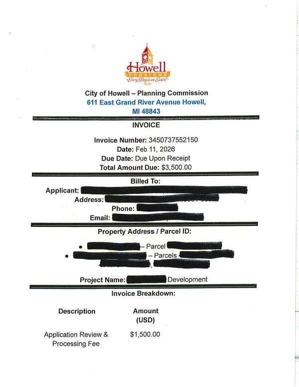 Scam Alert: Fraudulent Planning Commission Invoice In City Of Howell