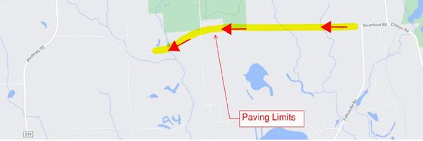 Paving Project On Swarthout Road Starts Wednesday
