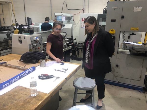 Congresswoman Slotkin Tours Pinckney Cyber Technology Institute