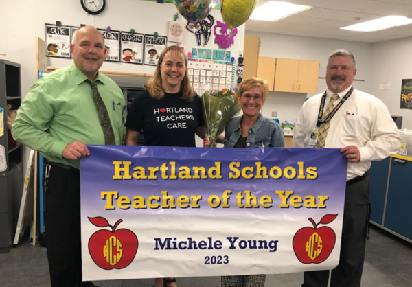 Michele Young Named Hartland's 2023 Teacher Of The Year