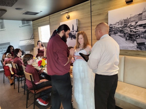 Happy Local Couple Ties The Knot On Three-Year Anniversary