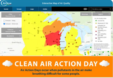 Air Quality Alert Extended Wednesday
