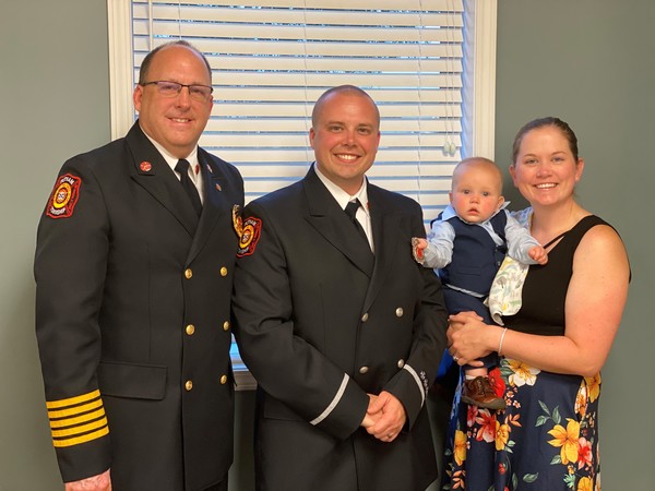 Putnam Township Fire Department Promotes New Lieutenant