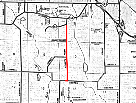 Construction On County Farm Road This Week